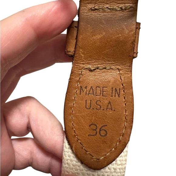 Zep Pro Nautical Themed Men's Belt - Navy and Brown - Picture 5 of 5